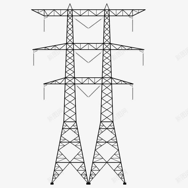 线缆电缆塔架png免抠素材_新图网 https://ixintu.com 塔架 电缆 线缆