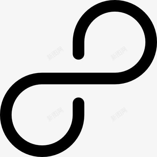 无限图标png_新图网 https://ixintu.com 形状和符号 数学 无限 标志的形状 永恒