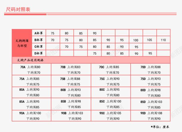 尺码表png免抠素材_新图网 https://ixintu.com 女装尺码表 尺码表