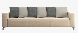 沙发靠枕深色简洁风沙发高清图片