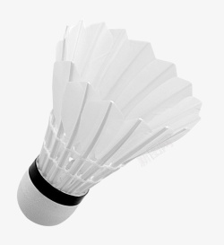白色的羽毛球白色羽毛球高清图片