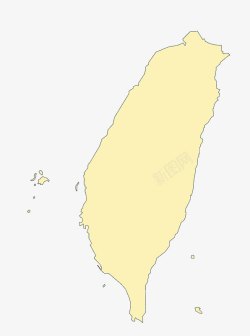 台湾地图素材