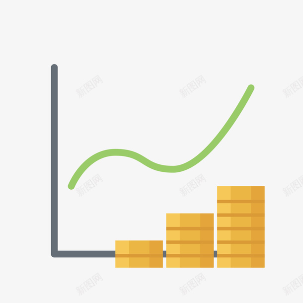 卡通资金增长分析标图图标png_新图网 https://ixintu.com 免抠图PNG 分析 卡通 卡通资金增长分析矢量图标免抠图PNG免费下载 图标 增长 资金