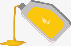 黄色黄油瓶子里面倒出来的黄油高清图片