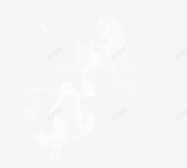 雾气png免抠素材_新图网 https://ixintu.com 烟气 白烟 雾气