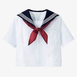 产品实物白色校服素材