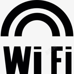 上网标志WiFi信号与弓图标高清图片