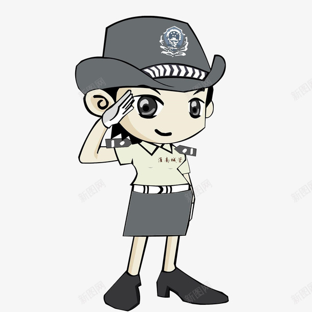 公务员之女警官卡通形象png免抠素材_新图网 https://ixintu.com 事业单位 任务 公务员 公务员卡通 卡通画 女性 形象 警察