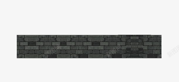 复古城墙砖png免抠素材_新图网 https://ixintu.com 城墙 复古 砖 黑色
