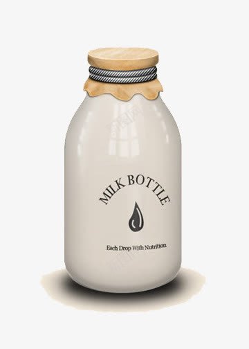 牛奶瓶png免抠素材_新图网 https://ixintu.com 牛奶 牛奶瓶 铁罐