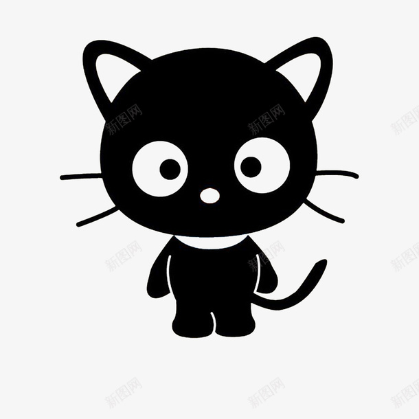 可爱的卡通黑色呆萌猫图标png_新图网 https://ixintu.com 乖巧可人 卡通可爱表情 卡通猫 可爱表情 喜欢的 喜爱的 惹人喜爱