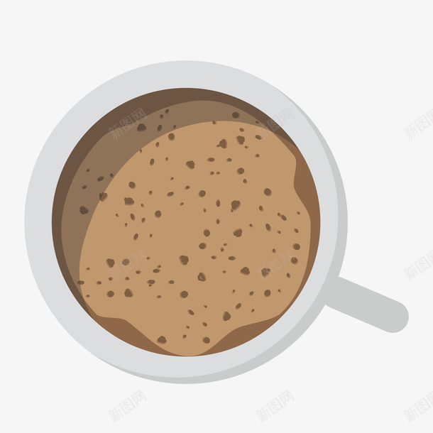 卡通咖啡俯视简图png免抠素材_新图网 https://ixintu.com 俯视图 卡通 咖啡 杯子 热饮 美味的 饮品