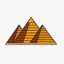 分级胡夫金字塔高清图片