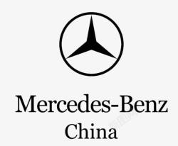豪车子装饰奔驰标志图标高清图片