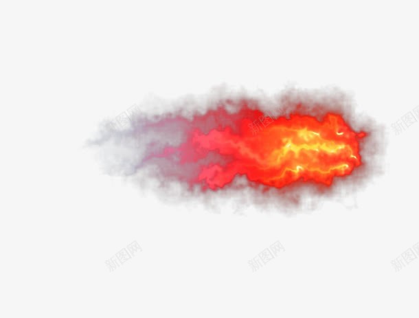 飞速划过的陨石png免抠素材_新图网 https://ixintu.com 划过 发光 坠落 太空 火焰 燃烧 红色 陨石 陨石坠落