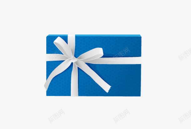 蓝色礼盒png免抠素材_新图网 https://ixintu.com 包装盒 礼物 礼盒