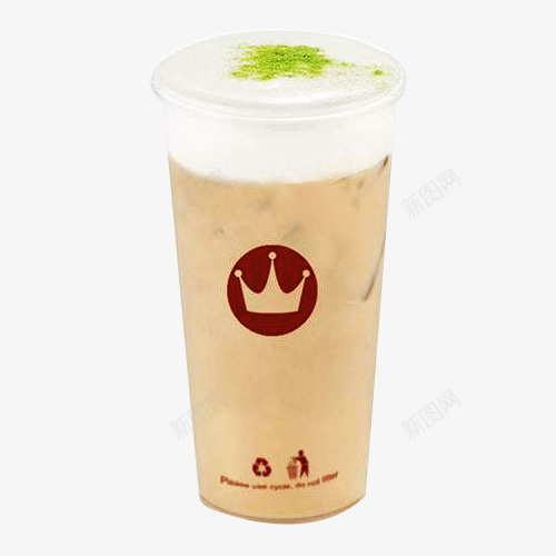 皇茶奶茶png免抠素材_新图网 https://ixintu.com 品牌 奶茶 皇茶 茶叶 饮料