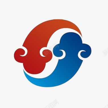 阴阳鱼logo图标图标
