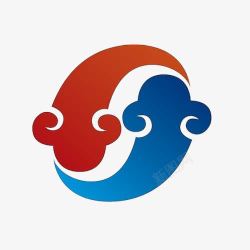 阴阳LOGO阴阳鱼logo图标高清图片