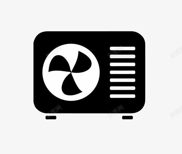 制冷器风扇图标png_新图网 https://ixintu.com icon 冷气 家用电器 家电 电器 空调图标 空调图案 空调房 风 风扇 黑色 黑色图标