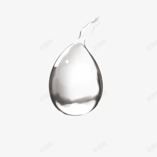 一颗大水滴透明护肤png免抠素材_新图网 https://ixintu.com 一颗 护肤 水滴 透明