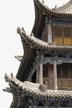 飞檐屋顶复古中国风旅游塞外图高清图片