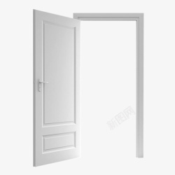 门白色门框装饰素材