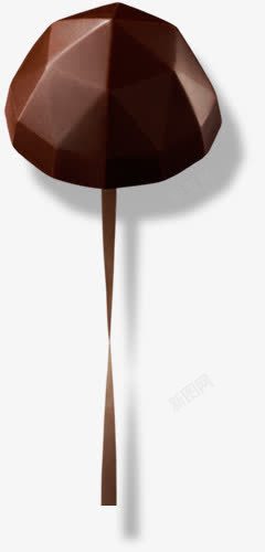 褐色巧克力大头钉装饰素材