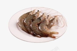 斑节虾一盘新鲜美味斑节虾高清图片