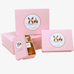 温馨礼盒粉色兔子礼品盒高清图片