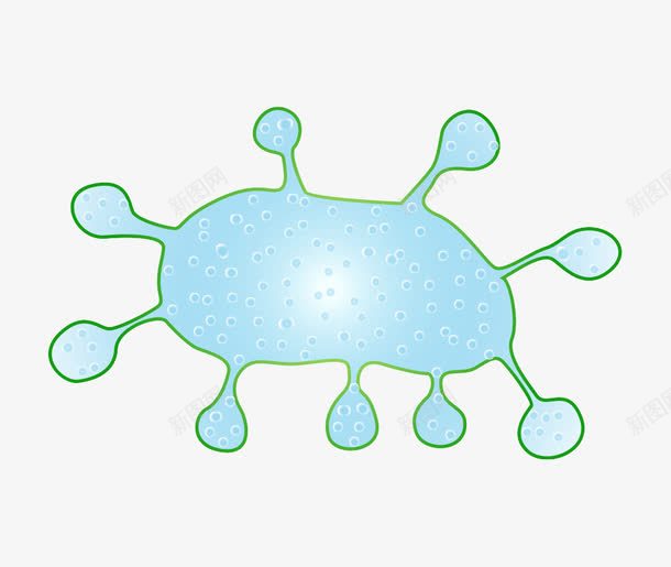 细菌微生物png免抠素材_新图网 https://ixintu.com 形状 毒素 病毒 病菌