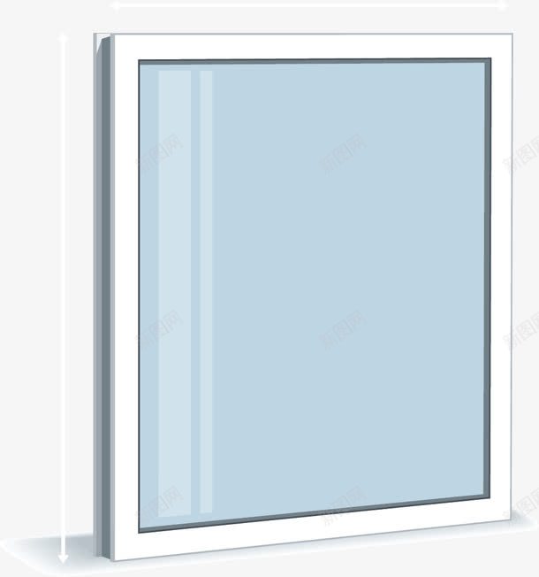 单面窗户png免抠素材_新图网 https://ixintu.com 不锈钢 不锈钢材质 不锈钢门窗 单面 材质 门窗