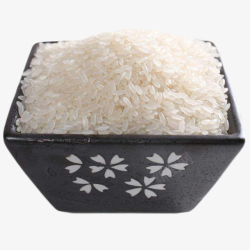 香喷喷的米饭方碗香喷喷长粒香高清图片