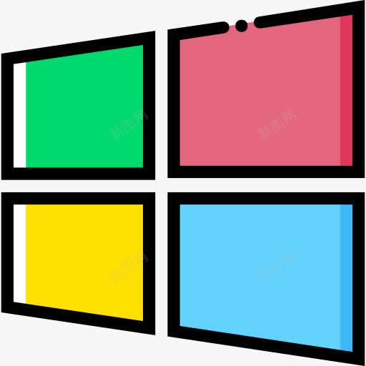 Windows图标png_新图网 https://ixintu.com 品牌 品牌和标志 商标 操作系统 标志 标识 窗口