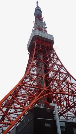 红白相间的东京塔素材