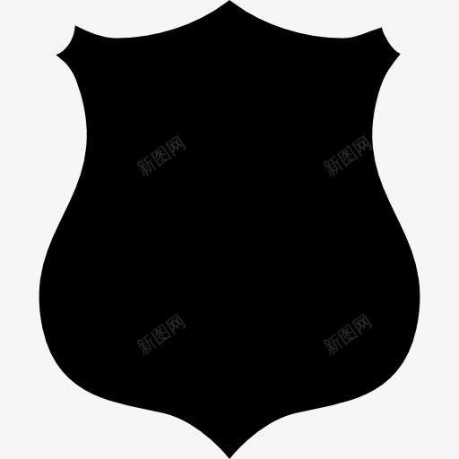 屏蔽黑色的形状图标png_新图网 https://ixintu.com 安全 形状 盾牌 要领 防护 防护罩 黑色