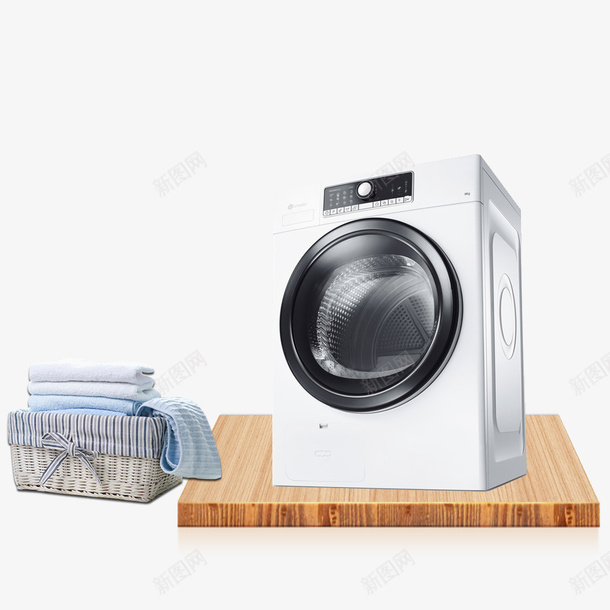 洗衣机psd免抠素材_新图网 https://ixintu.com 一堆衣服 家具 框子 洗衣服 洗衣机 滚筒洗衣机 衣服