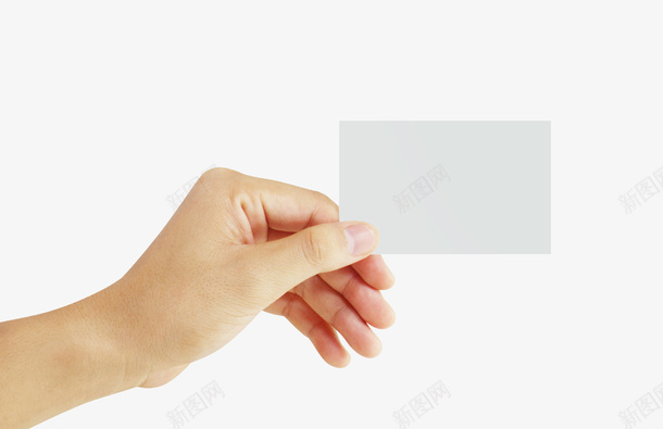 左手拿卡片png免抠素材_新图网 https://ixintu.com 手 手势 拿捏 白色卡片