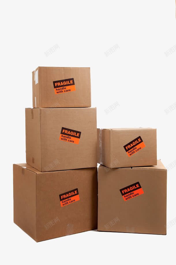 包装纸箱png免抠素材_新图网 https://ixintu.com 匣子 合上 封闭 带盖子的 盒子 盛放东西 箱体 箱子 纸盒 纸箱