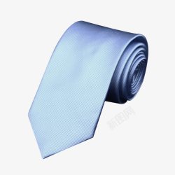 蓝色绸缎领带素材