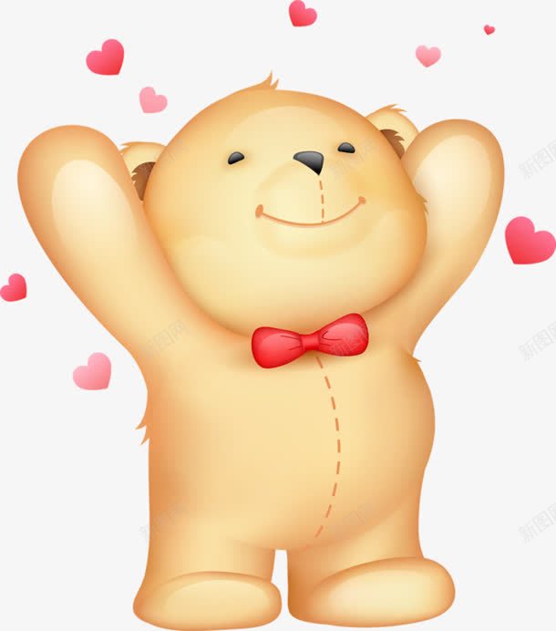 Teddy泰迪熊开心喜欢png免抠素材_新图网 https://ixintu.com teddy 喜欢 开心 泰迪熊