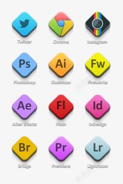 Adobe软件标志图标高清图片