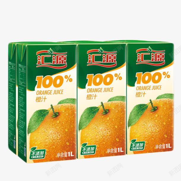 汇源百分百果汁png免抠素材_新图网 https://ixintu.com 产品实物 橙汁 盒装