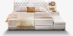 白色床垫白色现代床垫高清图片