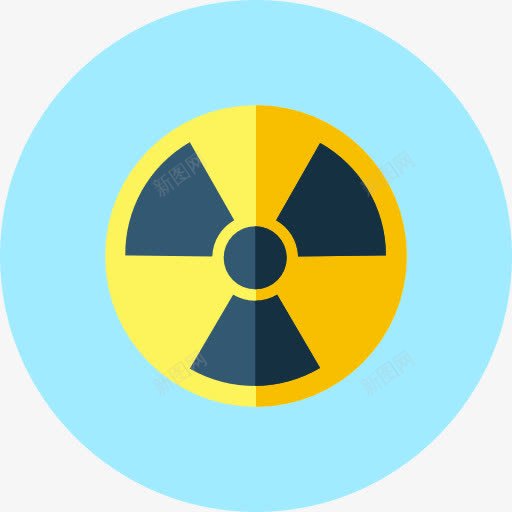 辐射图标png_新图网 https://ixintu.com 信号 工业 放射性 教育 权力的迹象 核辐射 能源 警戒