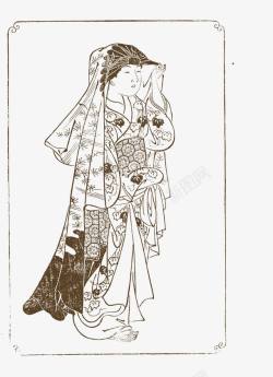 浮世绘人物日本浮世绘古代人物神话高清图片