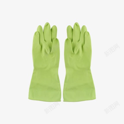 防滑轻薄手套png免抠素材_新图网 https://ixintu.com 产品实物 厨房用品 家务专用 清洁 绿色手套