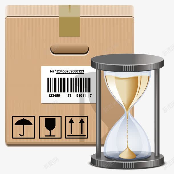 计时器漏斗图标png_新图网 https://ixintu.com 仓库管理 时间表 牛皮纸箱子 箱包 箱子 纸箱子 货物运输