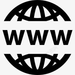 WWW业务域名注册图标高清图片