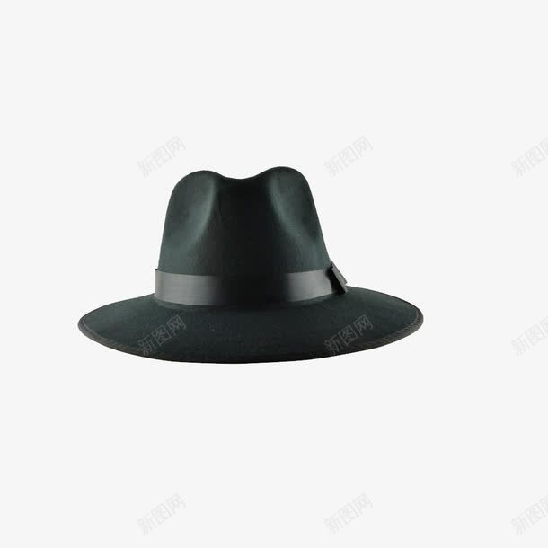 帽子png免抠素材_新图网 https://ixintu.com 圆帽 男士帽子 黑色礼帽